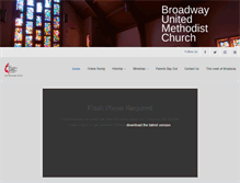 Tablet Screenshot of broadwayumc.net